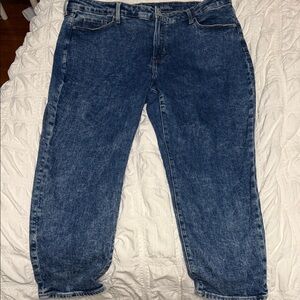 Women's High Rise Blue Jeans